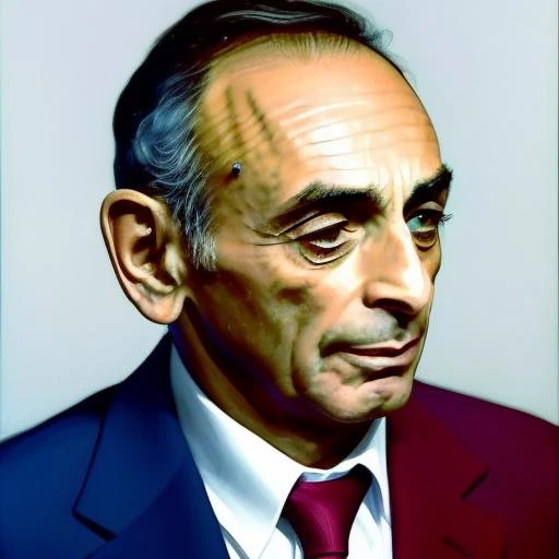 portrait of  ericzemmour person, edward hopper,  looking at camera, french flag, trending on artstation, hyper detailed, very detailed, masterpiece, 8K, dynamic lighting