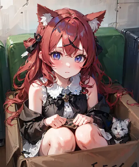 masterpiece,1girl,solo, <lora:ForAdoptionV1:1> ,cat_ears, for adoption,