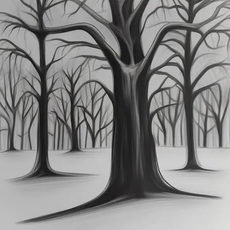 (Horrifying Painting:1.3) of (Rough sketch:1.3),(Grim:1.3) SnowApocalypse,(BW:1.3)