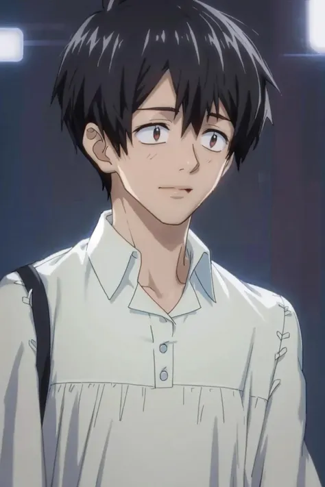 1boy, Mukohda, <lora:Mukohda_Lora:1>,solo, male focus,, ((masterpiece)),((bestquality)),8k,high detailed,ultra-detailed,handsome face, Netrual Pose, Neutral Pose, (((Short straight hair))),((Black Hair)),with Suit,portrait, cinematic lighting, EasyNegative ,