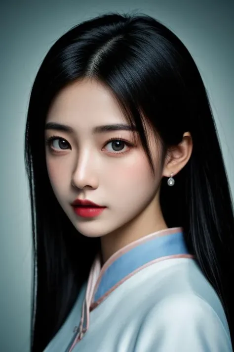 (masterpiece:1.41),(Hyper quality:1.41),(sharp:1.41),photography,ultra-realistic,4k epic detailed photograph,1girl,slim asian female,hair wings,solo,cheongsam,coat,earrings,black eyes,aqua eyes,black hair,eyeliner,eyelash,lipstick,makeup,High-definition,(realistic skin:1.1),(pores:1.21),(high detailed skin:1.21),(looking at viewer:1.411),complex detail,Cinema,stoic cinematic 4k epic detailed,shot on kodak detailed,hbo,dark moody,cinematic lighting,<lora:LCM-SD1.5:1>,,