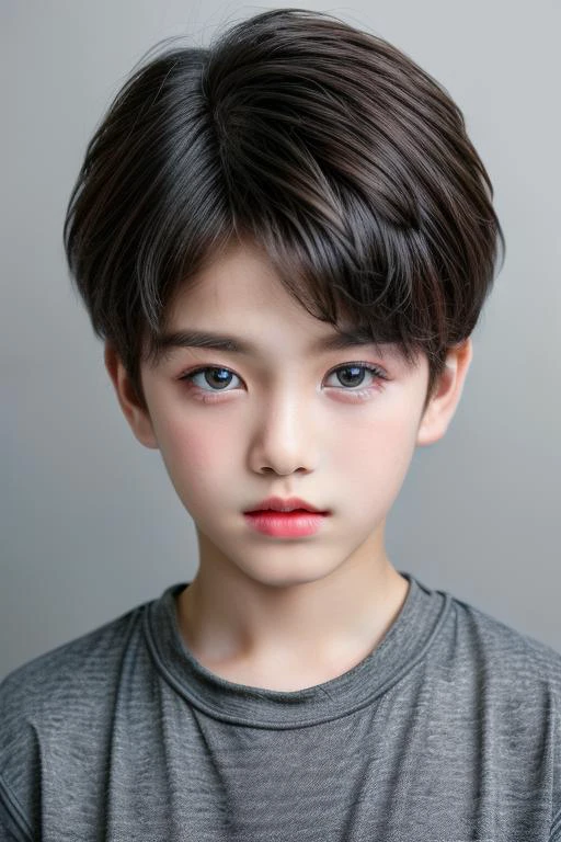 (((best quality, masterpiece, ultra-detailed, high quality photography, Canon EOS R3, photorealistic, fashion photography, fashion pose, Brutal))),1boy,(((9--old b)),handsome detailed face,short hair,fashion outfit,beauty and aesthetic,solo,abstract dark gray background,<lora:add_detail 3:1>,<lora:pcm_sd15_normalcfg_16step:1>,<lora:age_slider-LECO-v1:-5>,