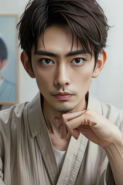 ((masterpiece)),((bestquality)),8k,high detailed,ultra-detailed,photography,award winning,documentary,Original Photo,realistic,depth of field,Dramatic lighting,cinematic shot,1boy,<lora:Wang_lora:1>,wang,(((solo))),male focus,handsome face,real skin texture,well-proportioned hands,tall,thin,slim,((different face features for each pictures:1.45)),((different boy for each picture:1.45)),flat chest,slim asian boy,((topless)),Boxer shorts,Stubble,
simple color background,<lora:weight_slider_v2:-0.5>,<lora:muscle_slider_v1:-0.5>,