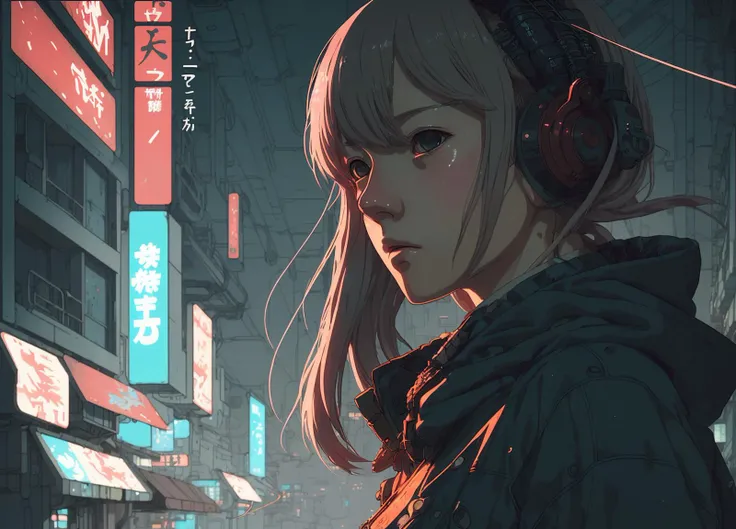 snthwve style| portrait of an anime Ghibli Akihiko Yoshida style| woman| cyberpunk| synthwave| sci fi| soft light| finely detailed features| perfect art| highly detailed| elegant