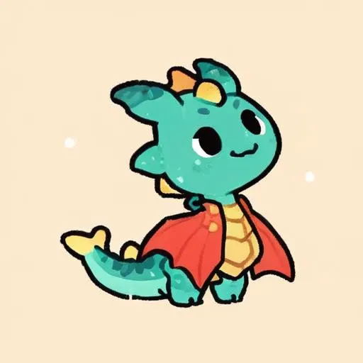 <lora:qlieexl:1>,full body,\(qline\),chibi,dragon,