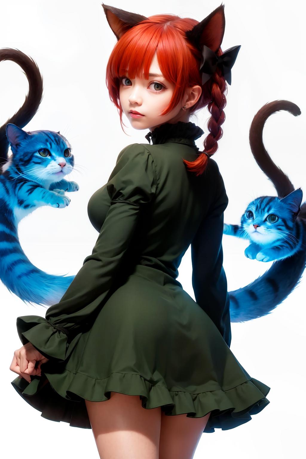 kaenbyou rin (touhou) 火焰猫燐 东方project v1.0