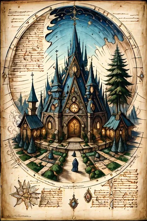 (best quality, high quality, masterpiece:1.2), medieval art, Byzantine, Insular art, <lora:forgotten_pages:1>forgotten_pages a magical creature, text, <lora:detail_slider_v4:1.15>