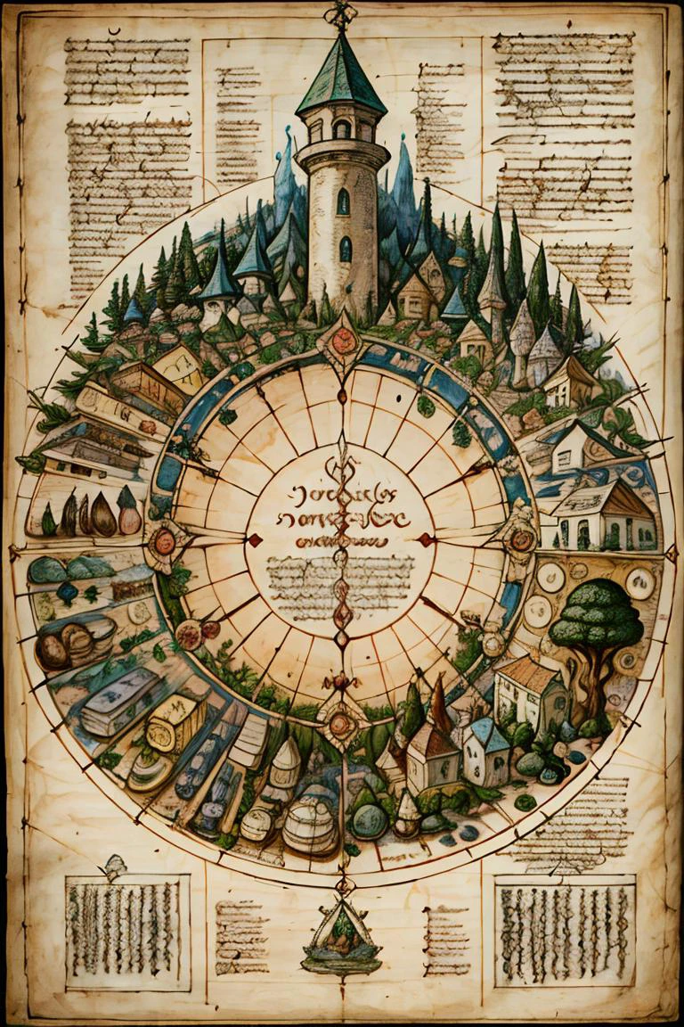 (best quality, high quality, masterpiece:1.2), medieval art, Byzantine, Insular art, <lora:forgotten_pages:1>forgotten_pages a Magic potion bottle, recipe, mushrooms, herbs, text, <lora:detail_slider_v4:1.15>