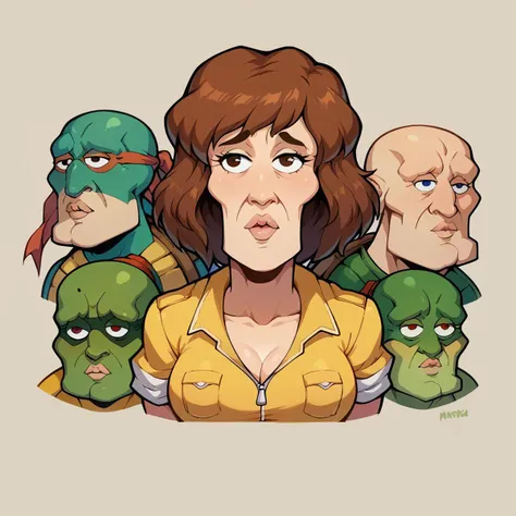 score_9, score_8_up, score_7_up, score_6_up, score_5_up, score_4_up, source_anime BREAK <lora:AkaburV2_PDXL:0.3> ,everyone,Akaburstyle, april o'neil, leonardo \(tmnt\), raphael \(tmnt\), donatello \(tmnt\), michelangelo \(tmnt\), <lora:handsomize_x_pdxl_v1:1.2> ,handsomize