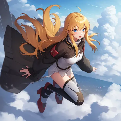 "1girl, blonde hair, blue eyes, long hair, mecha musume, michael f91, seisenshi dunbine, solo, ((a girl falling in the sky, above the clouds))
<lora:Enhance_Style:0.6>