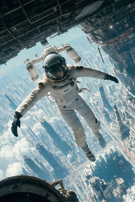 xuer flies over, 1girl, (dramatic, gritty, intense:1.4),masterpiece, best quality, 32k uhd, insane details, intricate details, hyperdetailed, hyper quality, high detail, ultra detailed, Masterpiece,
Science fiction, science fiction, future technology,
<lora:~Q?-g*ge xuer flies over:0.8>platinum blonde hair,absurdly long hair, (space_suit:1.3),