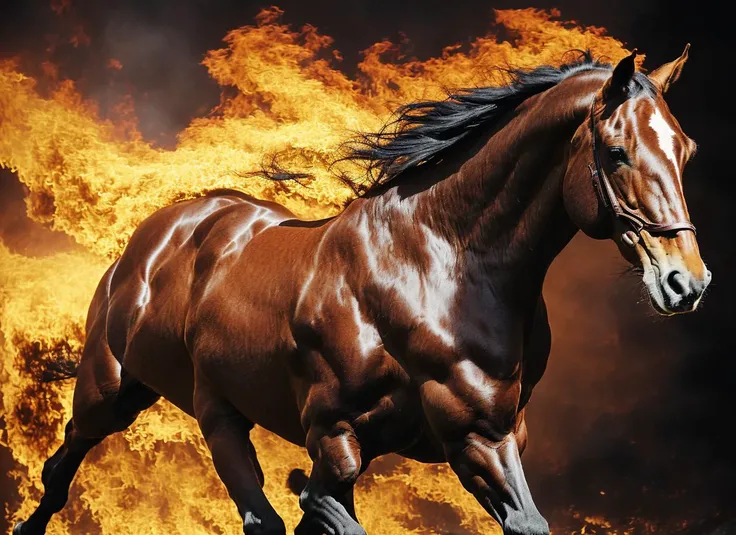 photo of a majestichorse running, flmngprsn burning, masculine, epic (photo, studio lighting, hard light, sony a7, 50 mm, hyperrealistic, big depth of field, mate skin, pores, wrinkles, concept art, colors, hyperdetailed, hyperrealistic) <lora:locon_majestichorse_v1_from_v1_64_32:1> <lora:epiNoiseoffset_v2:1> <lora:locon_flmngprsn_v1_from_v1_64_32:1>