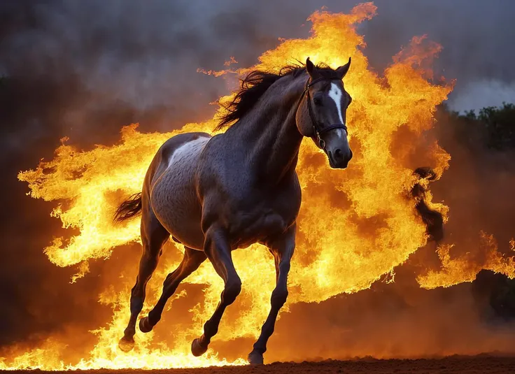 photo of a majestichorse running, flmngprsn burning, masculine, epic (photo, studio lighting, hard light, sony a7, 50 mm, hyperrealistic, big depth of field, mate skin, pores, wrinkles, concept art, colors, hyperdetailed, hyperrealistic) <lora:locon_majestichorse_v1_from_v1_64_32:1> <lora:epiNoiseoffset_v2:1> <lora:locon_flmngprsn_v1_from_v1_64_32:1>