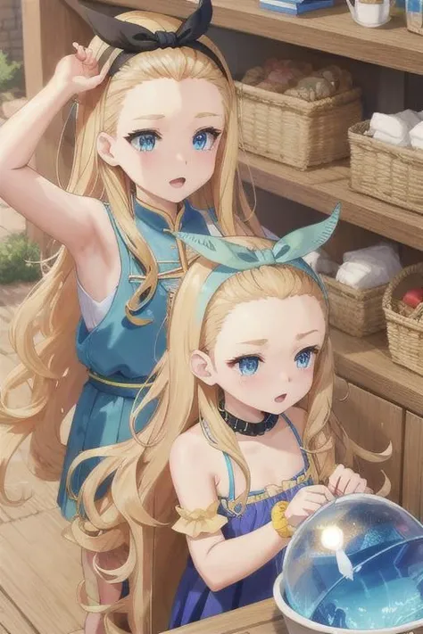 <lora:lycoris_hutao:.7> "caiwenji, arms,blonde hair, long hair, blue eyes, hairband"
