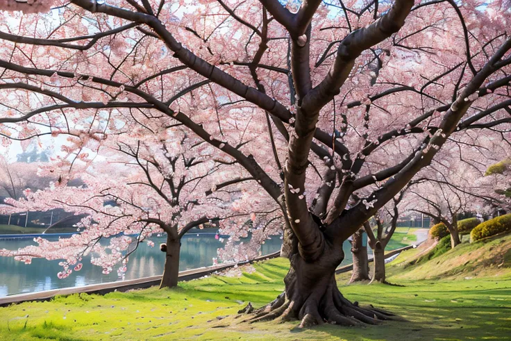 no humans,sunlight,<lora:sakuru_v1:0.6>,ruanyi0007,<lora:detail_slider_v4:3>,cherry blossoms,sakura,, best quality,masterpiece,high quality,real,realistic,super detailed,full detail,8K,