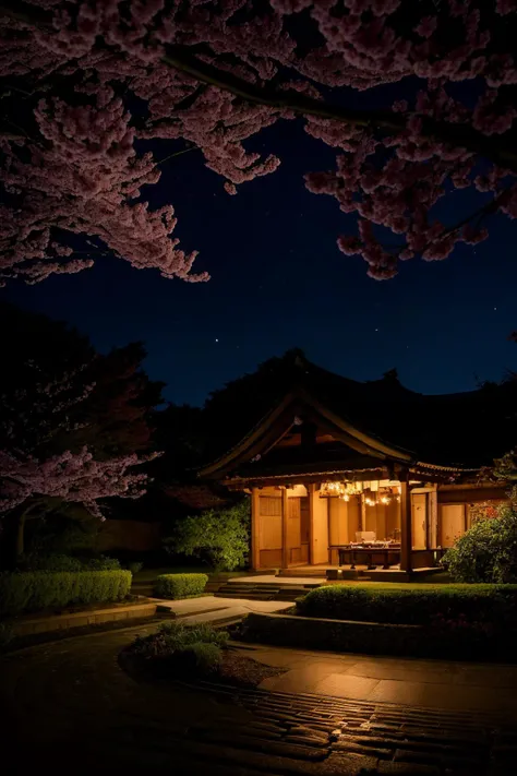 no humans,<lora:sakuru_v1:0.6>,ruanyi0007,<lora:detail_slider_v4:3>,cherry blossoms,sakura,falling petals,petals,<lora:nighttime_v1:1.1>,night,dark,dappled moonlight,, best quality,masterpiece,high quality,real,realistic,super detailed,full detail,8K,