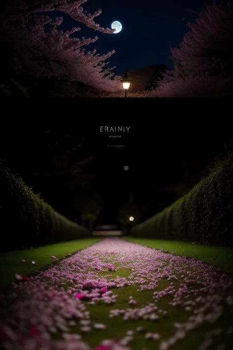 no humans,<lora:sakuru_v1:0.6>,ruanyi0007,<lora:detail_slider_v4:3>,cherry blossoms,sakura,falling petals,petals,<lora:nighttime_v1:1.1>,night,dark,dappled moonlight,, best quality,masterpiece,high quality,real,realistic,super detailed,full detail,8K,
