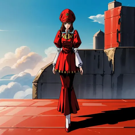 masterpiece,highres,high quality,extremely detailed,solo,outdoors,
<lora:Lachesis001:0.7>,looking at viewer,
Lachesis,1girl,short hair,
big red headwear,jester cap,
red dress,long dress,puffy_sleeves,
long skirt,
full body,