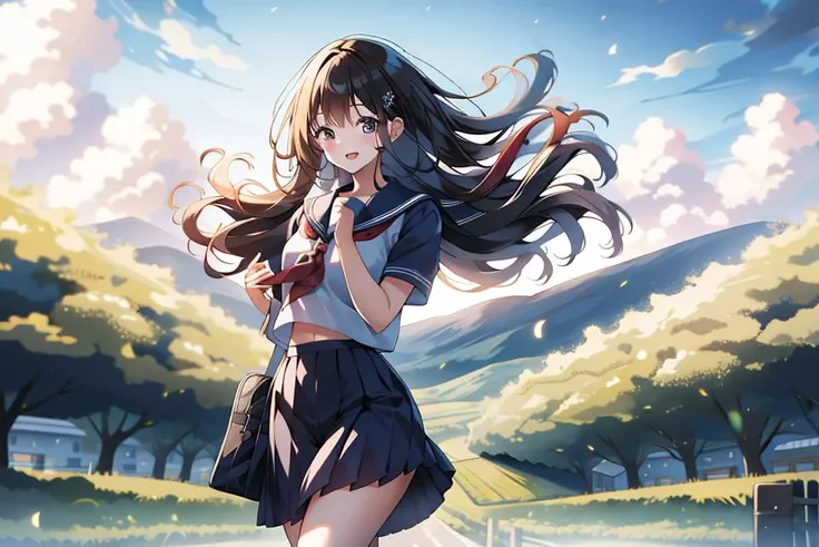 best quality, ultra high res,prefect anatomy,prefect hand,
countryside,
multiple girls, outdoors,back to back,
<lora:smile-girl-anime:0.8>