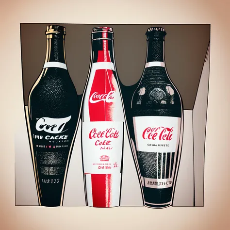 asymmetry,<lora:HiroshiNagai:0.6>, coke in a bottle of fine wine