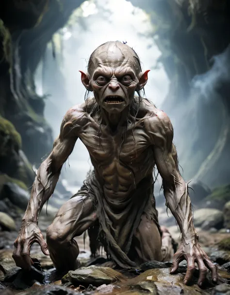 Gollum from 'the lords of the ring',