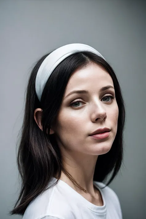 BrookeW_SoloTI_v1,
(Wearing a crisp white shirt paired with tailored trousers and minimalist jewelry, with sleek hair and subtle makeup),
(In a sleek, modern art gallery, with clean lines and minimalist decor, where every detail is carefully curated for maximum impact:1.3),
(seductive:1.3),(analog, cinematic, film grain, hazy atmosphere, cinematic shot:1.3),
<lora:add_detail:0.6>,<lora:LowRa:0>, PA7_Portrait-MCU,