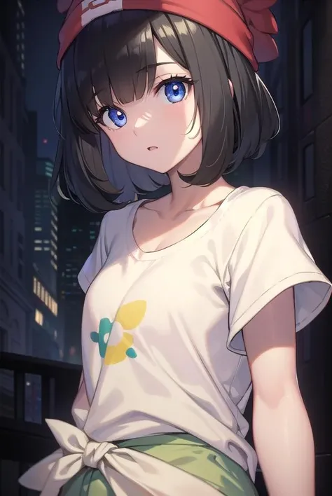 pokemonselene, <lora:pokemonselene-lora-nochekaiser:1>,
pokemonselene, black hair, blue eyes, short hair, bangs, blunt bangs, (small breasts:1.2),
BREAK beanie, collarbone, green shorts, hat, red headwear, shirt, short sleeves, shorts, tied shirt, yellow shirt,
BREAK looking at viewer, upper body, full body,
BREAK outdoors, city, sky, sun,
BREAK <lyco:GoodHands-beta2:1>, (masterpiece:1.2), best quality, high resolution, unity 8k wallpaper, (illustration:0.8), (beautiful detailed eyes:1.6), extremely detailed face, perfect lighting, extremely detailed CG, (perfect hands, perfect anatomy),