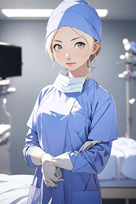 (RAW photo, best quality), 1girl, long sleeve surgical outfit, surgical gloves, surgical cap, operating room, overhead surgical light, dslr, blurred background, focused
<lora:angela_thompson_v1_2:1> angela_thompson
<lora:concept_surgical_mask_open_v2_1:1> surgical_mask_open, completely_undone