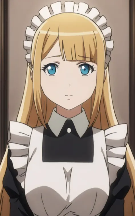 1girl <lora:sdxl-ol-tuareninya:0.8> tuareninya, maid, Aristocratic mansion entrance chandelier, Portrait-on-wall , masterpiece 8k_wallpaper