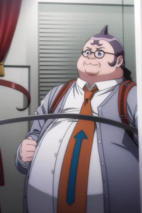 hifumiyamada, <lora:hifumi yamada s1-lora-nochekaiser:1>,
hifumi yamada, male focus, glasses, round eyewear, fat, fat man,
BREAK shirt, jacket, white shirt, open clothes, necktie, collared shirt, red necktie, grey jacket,
BREAK outdoors, classroom,
BREAK looking at viewer, (cowboy shot:1.5),
BREAK <lyco:GoodHands-beta2:1>, (masterpiece:1.2), best quality, high resolution, unity 8k wallpaper, (illustration:0.8), (beautiful detailed eyes:1.6), extremely detailed face, perfect lighting, extremely detailed CG, (perfect hands, perfect anatomy),