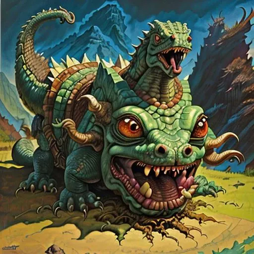 <lora:tikiai_v10:0.8>, tikiai ,pandora's snake,((angelic dragon (((consuming))) a demonic dragon)), (conjoined rapist_dragons, (sexual breast emerging from dragon trunk), wooden trunk, (cup of christ), <lora:studioGhibliStyle_offset:0.5>, ghibli style, a (consecrated) painting of a deformed ((ball of angelic rapist dragons and rapist dinosaurs )), dragonrape, with many ((saintly)) deformities, (holy sanctity) painting by norman rockwell:0.5, (blessed) dinosaur medusa, dinohydra, heavenly martyr soulshits, healthy dreamfuel to (heaven), ((sacred)) inaccurate anatomy and (tangled body parts, too many mouths, too many eyes, (mouths protruding from chest and trunk)), ((chest is a mouth), feet have eyes)),art by Alfonso Azpiri and frank frazetta:0.5, gouache and oil painting by morpheus, <lora:defecation_v1:0.1>, icy dragonmountains in background, (mountains are dragons), blue lightning landscape , <lora:darkFantasy_v11:0.3> <lora:voreStomachBulge_v2:0.5>,