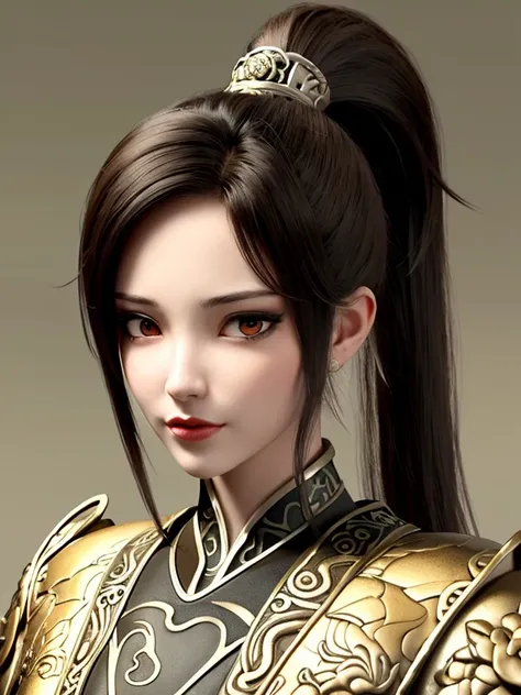 best quality, masterpiece, 1 girl, brown hair, red eyes, full body portrait, detailed face, beautiful eyes, high ponytail, in yellow ginkgo grove, ancient Chinese architecture, ancient architecture of Tang dynasty, very detailed background
<lora:xq:0.9>
