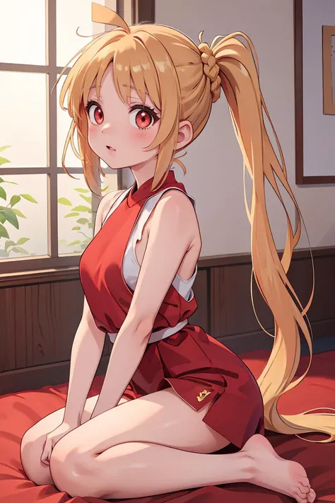(masterpiece, best quality), 1girl, <lora:ijichi nijika by Goofy Ai:1> ijichi nijika, long hair, red eyes,side ponytail