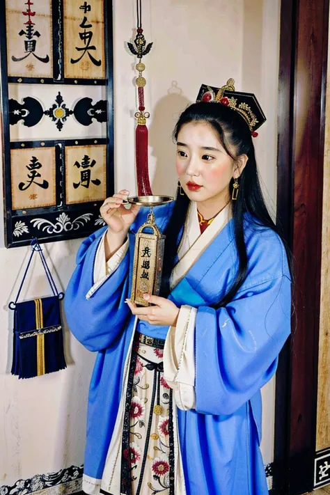 1girl,  kwf, <lora:kwFemaleNoTagFixDim256_v11-000007:0.3>, CHINESE DOOR GODS, <lora:Doorgods:0.7>