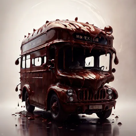 <lora:ChocolateWetStyle v1:1> ChocolateWetStyle bus