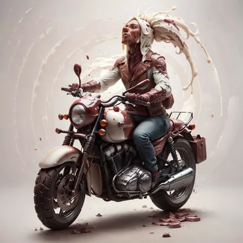 <lora:GelatoStyle:0.75> GelatoStyle motorbike
AND <lora:ChocolateWetStyle:0.5> ChocolateWetStyle warrior