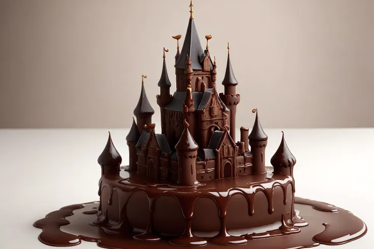 <lora:ChocolateWetStyle:0.4> ChocolateWetStyle castle with <lora:WhippedCreamTopStyle:0.4> WhippedCreamOnTopStyle