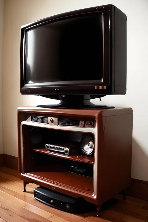 <lora:ChocolateWetStyle:0.4> ChocolateWetStyle 50s television with <lora:WhippedCreamTopStyle:0.4> WhippedCreamOnTopStyle