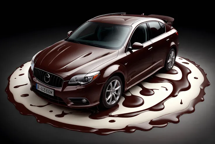 <lora:ChocolateWetStyle:0.4> ChocolateWetStyle car with <lora:WhippedCreamTopStyle:0.4> WhippedCreamOnTopStyle