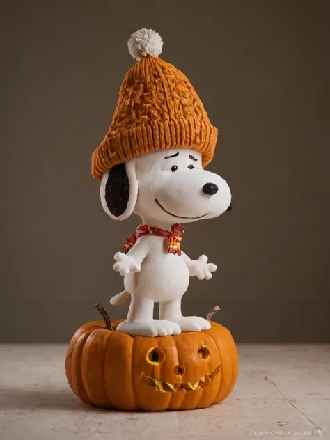 score_9, score_8_up, score_7_up, score_6_up, rating_safe BREAK
Snoopy is baking a delicious pumpkin pie, autumn colors, snoopy is wearing a festive hat, warmth of autumn
<lora:add-detail-xl:0.8> 
<lora:Snoopy_peanuts:1>