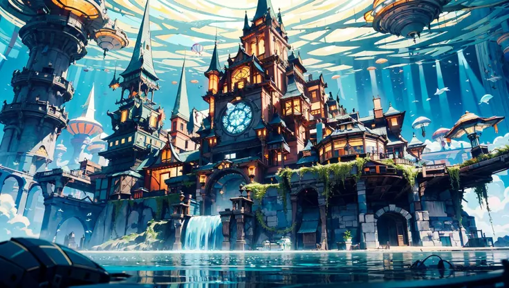 (masterpiece:1.2),best quality,fantasy,
a giant city under the sea,architecture,blue spot,many pure jellyfish,orange light,
<lora:UE_20230717224732-000003:0.6>,