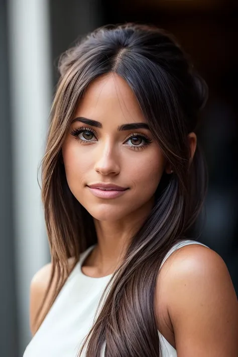 photo of beautiful (anton3lla:0.99), a woman in a (road:1.1), perfect hair, hair upsweep updo, wearing (cocktail dress:1.2), modelshoot style, (extremely detailed CG unity 8k wallpaper), professional majestic (photography by nan goldin:1.1), (Nikon Z5 Mirrorless Camera), 24mm, exposure blend, hdr, faded, extremely intricate, High Detail, Sharp focus, dramatic, soft cinematic light, (looking at viewer), (detailed pupils), cute smile, 24mm, 4k textures, soft cinematic light, adobe lightroom, photolab, elegant, ((((cinematic look)))), soothing tones, insane details, hyperdetailed, low contrast, (sexy)