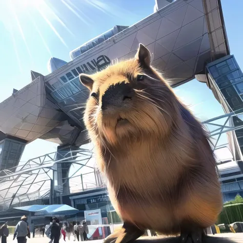 <lora:add_brightness:0.5><lora:add_detail:0.5> <lora:capybarav3DIM16-ABR-12000step+:1> <lora:TokyoBigSight:1>
Capybara doing cosplay at BigSight,