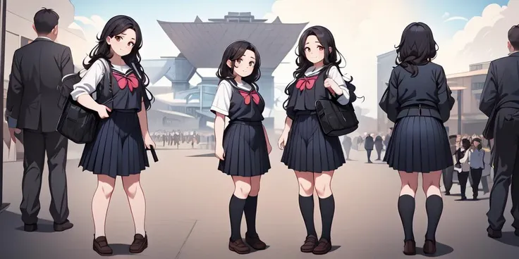 (masterpiece:1.4), high quality, high definition, sharp focus, detailed face, anime, best quality, 4k, 8k, absurd resolution, intricate detail detailed eyes, animation, illustration, highly detailed, highres, extremely detailed, <lora:ETO_OCC002:0.7> ETO_OCC, black hair, curly hair,longhair, thick eyebrows, <lora:hyperdenoiser_v090:0.6>, (looking at viewer:1.6), (plump), (curvy), (thick), (hazel eyes:1.3), (parted bangs:1.4), <lora:mesugaki-10:0.6>, smiling, smug, <lora:ETO_OC:0.2> ETO-OC, <lora:sensualface_type1:0.6>, gasping, ecstasy, seductive smile, pureerosface_v1, prettify, OverallDetail, Illust-InstaFilter, hotify, edgQuality, Earth-QualityPos, BodyPositive, Best_QualityPos, <lora:hyperrefiner_v090:0.6>,