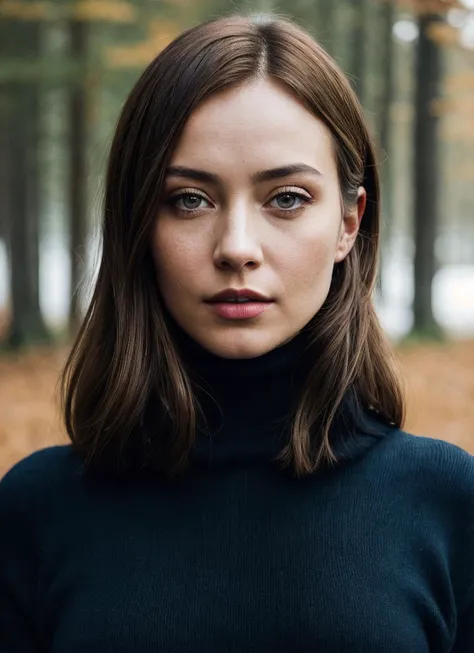 A stunning intricate full color portrait of (sks woman:1), wearing a black turtleneck, epic character composition, by ilya kuvshinov, alessio albi, nina masic, sharp focus, natural lighting, subsurface scattering, f2, 35mm, film grain, <lora:lora_courtneyford_v1_from_v1_160:1>