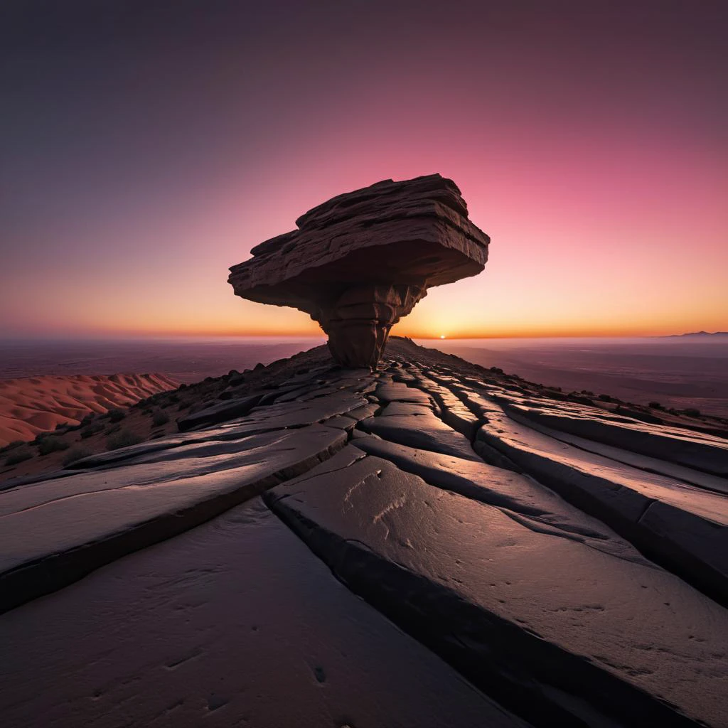 landscape photo of the curse of a vivid mind, Internationally-acclaimed, ultra-sharp focus, 8k uhd, <lora:Jorg_Karg_Monochrome_Surrealism_SDXL:1> jorg karg, Style of Michael Shainblum, scenic, vibrant, natural beauty, horizon, wide-angle