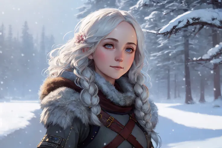 highly detailed full body shot of pitfighter
luna lovegood [young evanna lynch], (((small))) breasts, ((skinny)), (grey eyes), big eyes, (long curly (white) hair) [flowers|hair clips], dreamy smile,
winter village, heavy winter clothes, boots,
cinematic angle,
modelshoot style, (extremely detailed CG unity 8k wallpaper), photo of the most beautiful artwork in the world, professional majestic oil painting by Ed Blinkey, Atey Ghailan, Studio Ghibli, by Jeremy Mann, Greg Manchess, Antonio Moro, trending on ArtStation, trending on CGSociety, Intricate, High Detail, Sharp focus, dramatic, photorealistic painting art by midjourney and greg rutkowski,