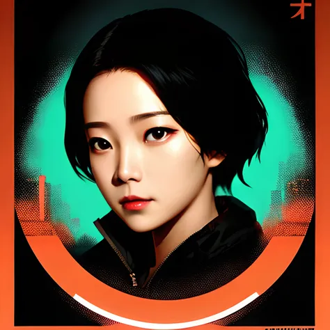a poster for the Korean TV show "Surviving the Dead" featuring the main character Ji-Woo, a (determined, resourceful) woman with (long, curly) hair and (piercing, determined) eyes. The poster should show her navigating a post-apocalyptic Seoul filled with zombies, alongside her allies: a (stoic, tough) ex-soldier and a (clever, street-smart) teenage hacker. The backdrop should be gritty and intense, with glimpses of danger and suspense lurking around every corner. The title should be displayed prominently in bold, eye-catching text,
professional majestic oil painting by Ed Blinkey, Atey Ghailan, Studio Ghibli, by Jeremy Mann, Greg Manchess, Antonio Moro, trending on ArtStation, trending on CGSociety, Intricate, High Detail, Sharp focus, <lora:koreanDollLikeness_v10:0.5>