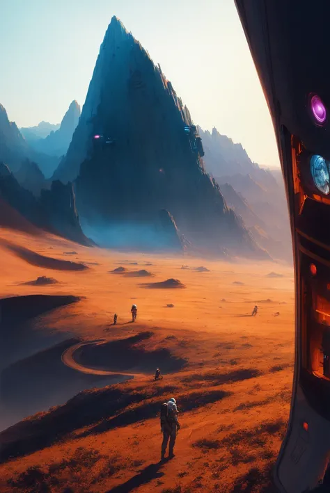 oil on matte canvas, sharp details, the expanse scifi spacescape ceres colony, intricate, highly detailed, digital painting, rich color, smooth, sharp focus, illustration, Unreal Engine 5, 8K, art by artgerm and greg rutkowski and alphonse mucha