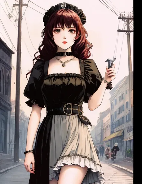(comic), (creative frame design), flat_color,{{{ limited palette}}},story, {girl}, gothic, {speech bubble}, {speak arrow (symbol)} ,meme, manga frame, ((dark intense shadows)), ((cinematic lighting)), ((overexposure)),cute anime faces, sketch,{{storyboards}}, (pretty face), section, frame, {border}, {split_theme}, {{split screen}}, {Cartoon split}, crackedfloor,damagedclassroom,Tablesandchairsindisarray,TheresidualeavesDuanBi,beautifulsky,cumulus,mouldy,floating,wind,Deadendmachine, (brokenrobot),(Mechanicalgirl),{2 girls}, flat_chest, diamond and glaring eyes, black eyes, beautiful detailed cold face, {short red hair}, short wavy hair, beautiful detailed eyes, glowing eyes, touhou project, 1girl,braid,dress,eyelashes,frilled skirt,holding knife, holster,maid,maid headdress, medium hair,pocket watch,puffy short sleeves,silver chain, thigh strap, wrist cuffs, open mouth,blank stare, smile,angry,tears // <lora:elegantHanfuRuqun_v10:1>, LOMO LC-A,